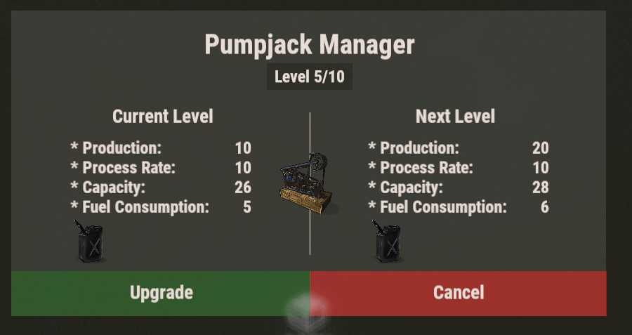 More information about "Pumpjacks lose production rate when moved"