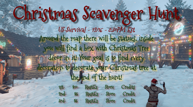 US-Survival: Christmas Scavenger Hunt