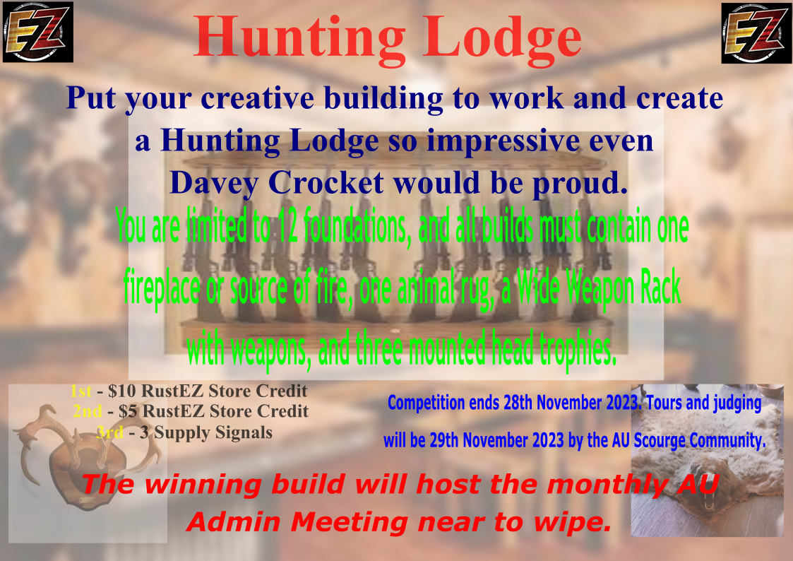 AU Scourge Hunting Lodge Build Competition