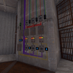 Automatic elevators + doors