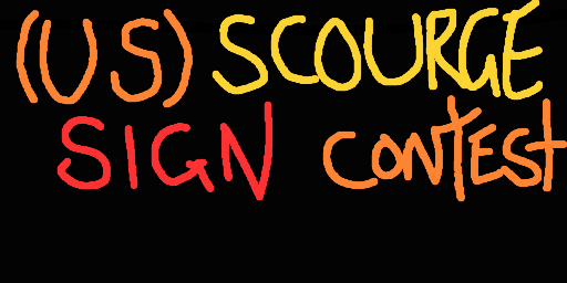 US Scourge sign contest