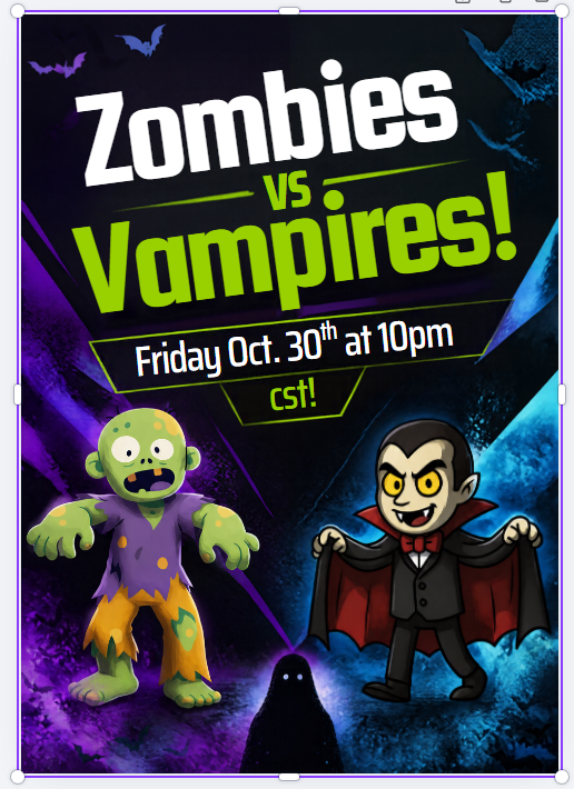 Zombies VS Vampires (US) Scourge.